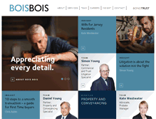 Tablet Screenshot of boisbois.com